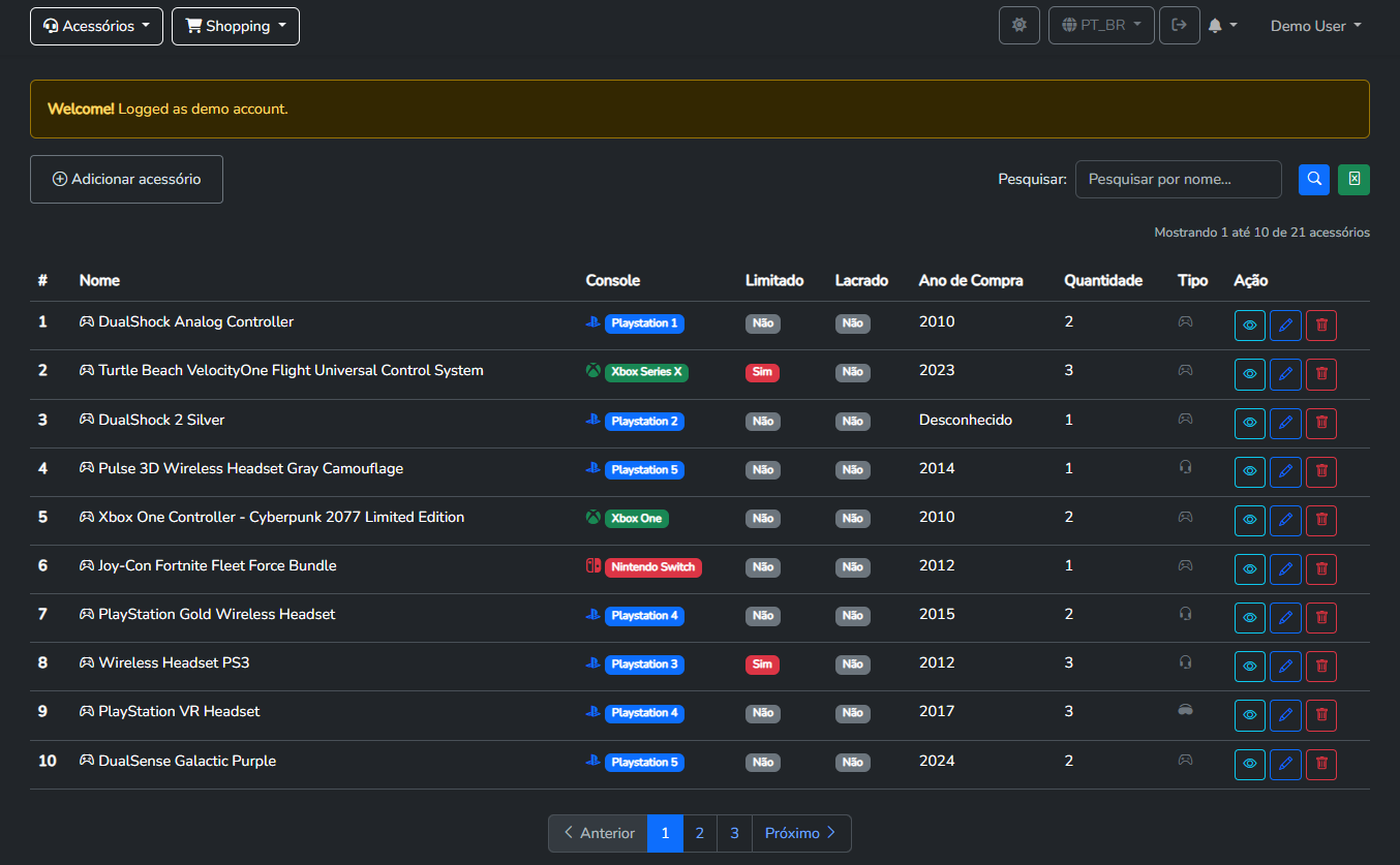 Track your accessories